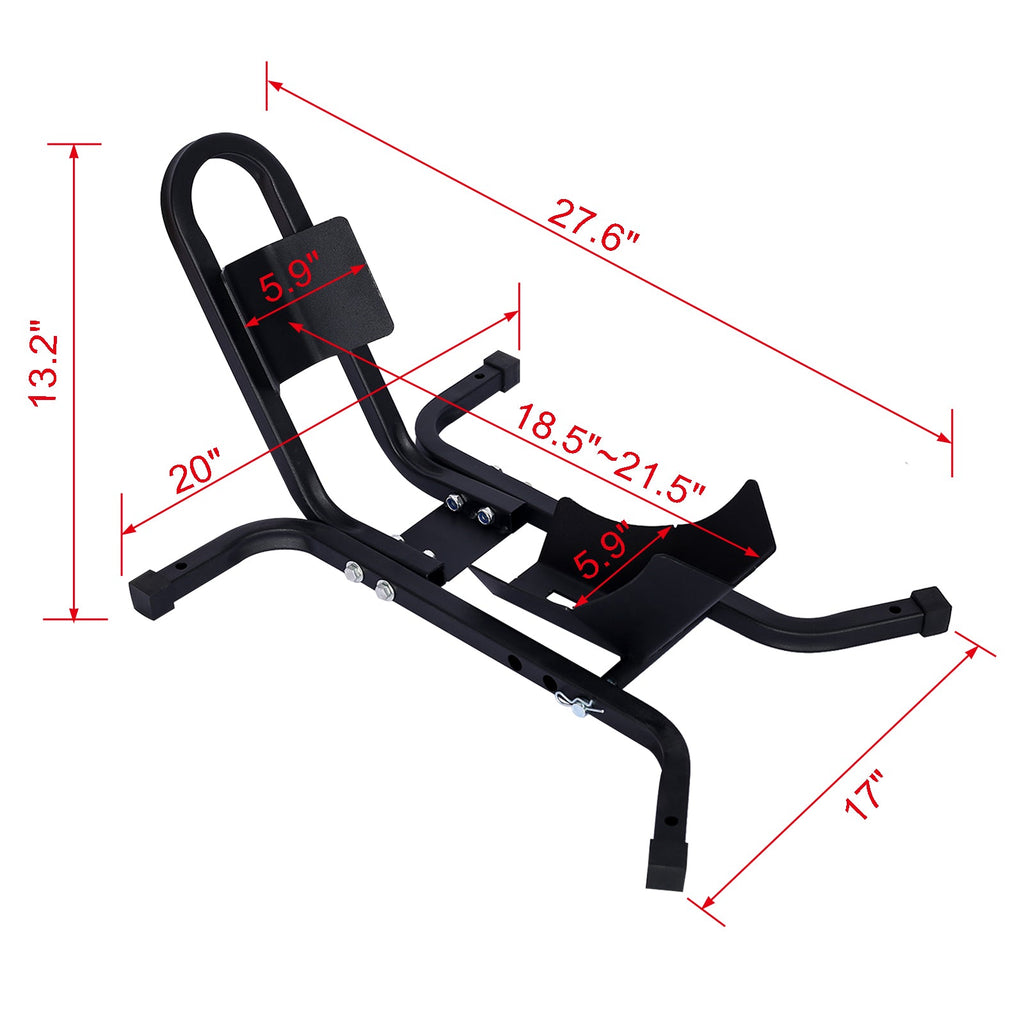 Motorcycle Front Tire Chock - 1200 lbs Heavy Duty Wheel Stand