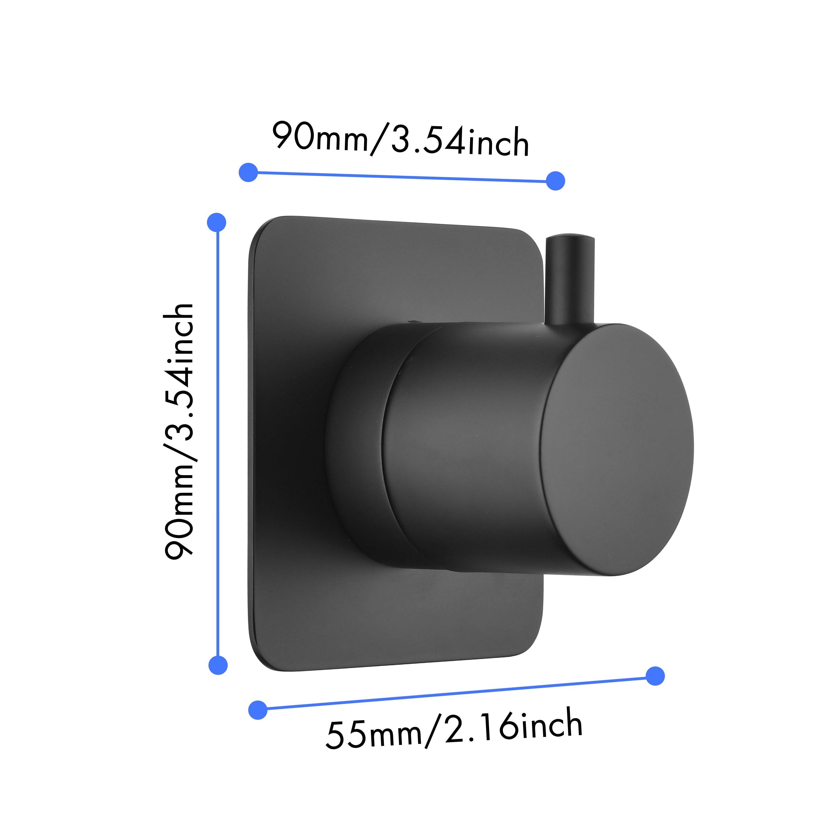 3/4" Cast Metal Volume Control Valve
