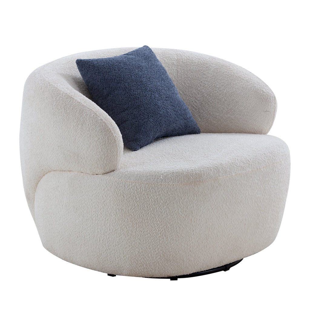 Swivel Barrel Chair for Living Room