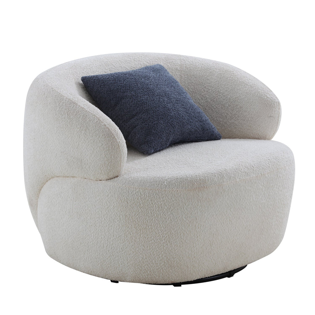Swivel Barrel Chair for Living Room