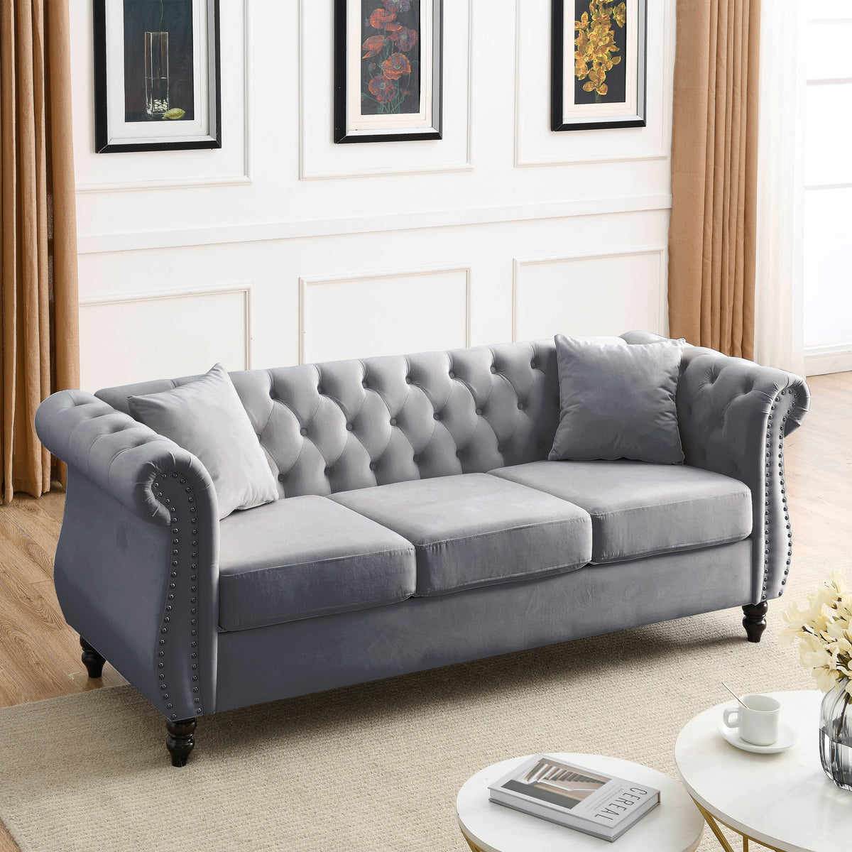 80" Chesterfield Sofa