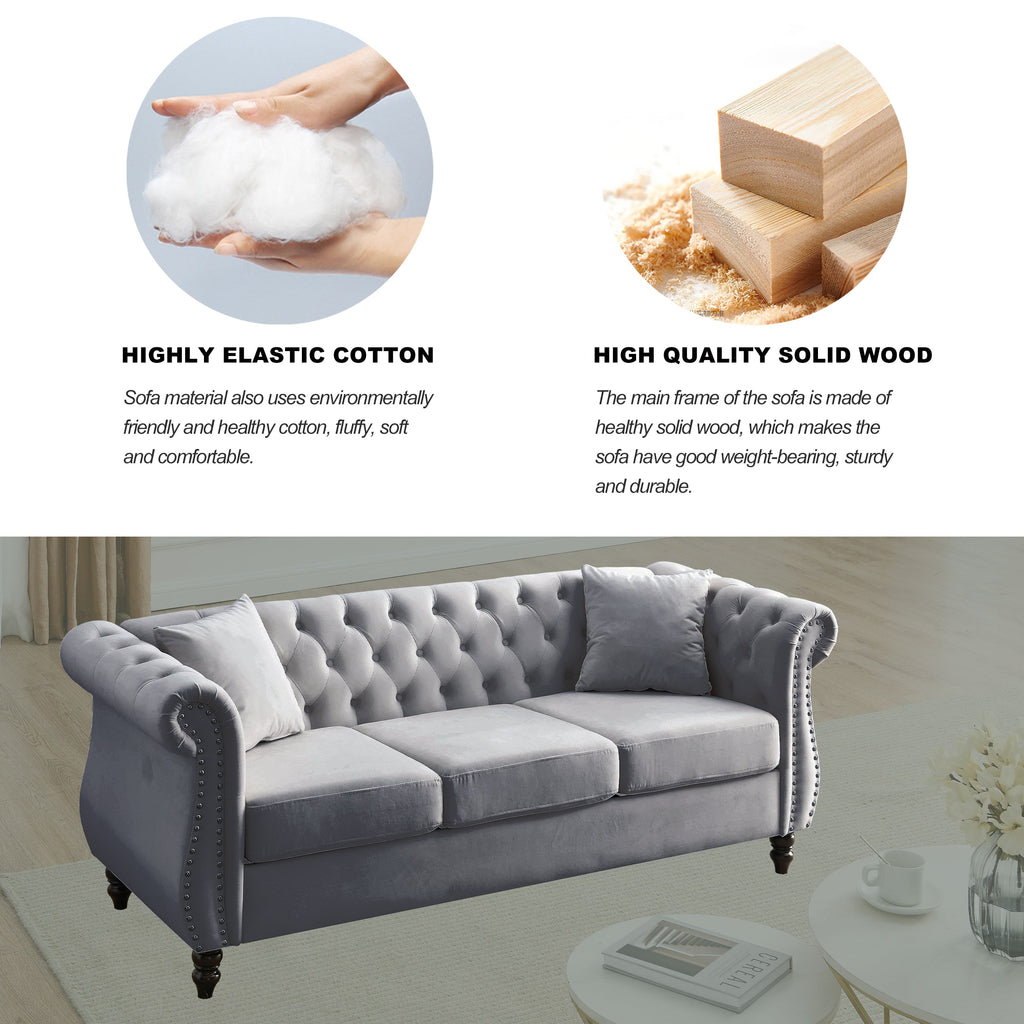 80" Chesterfield Sofa