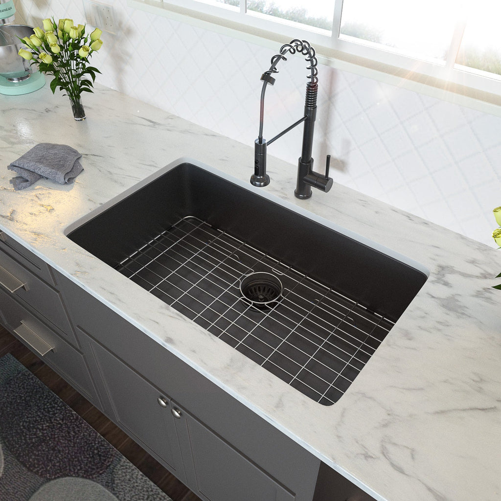 28 Inch Undermount Sink - Gunmetal