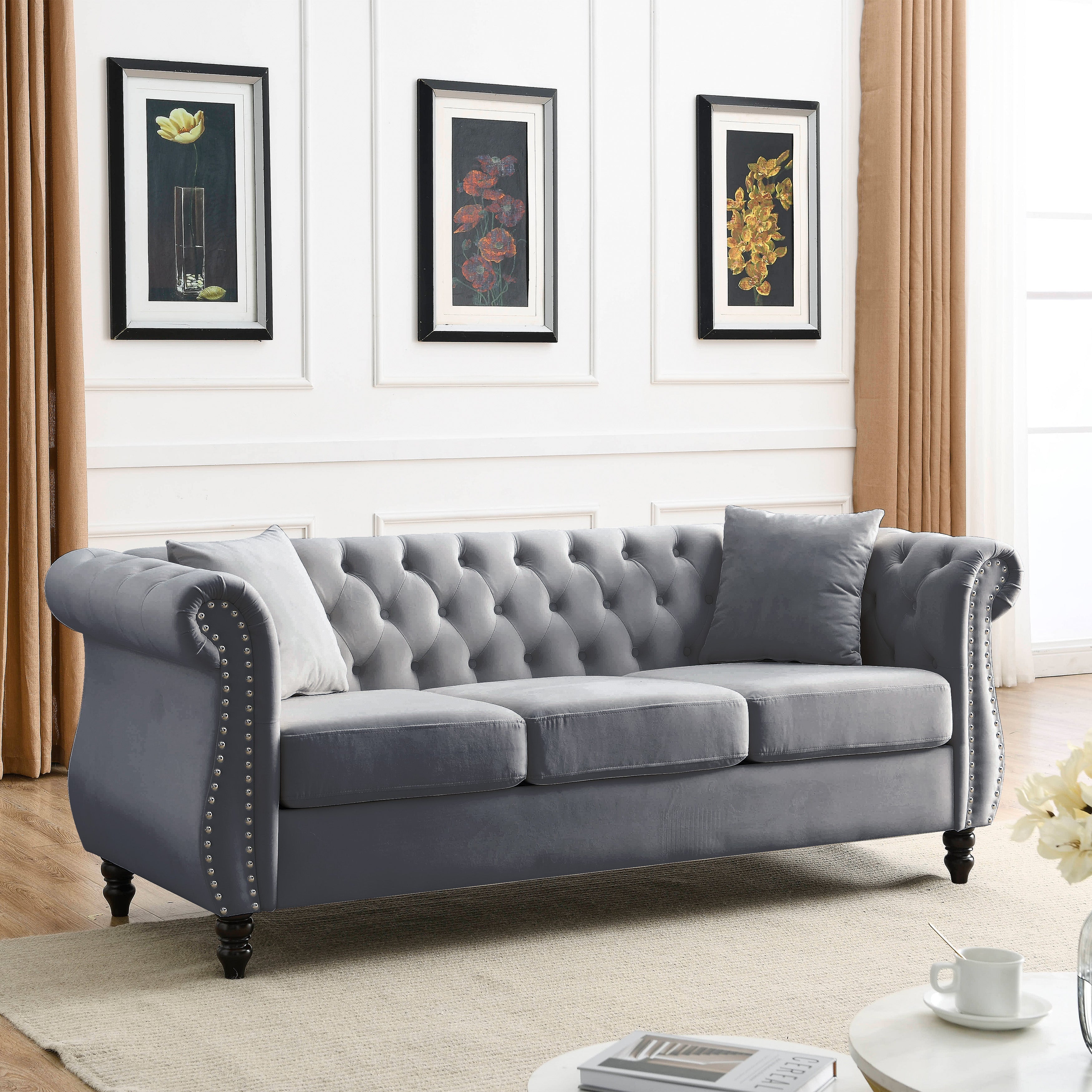 80" Chesterfield Sofa