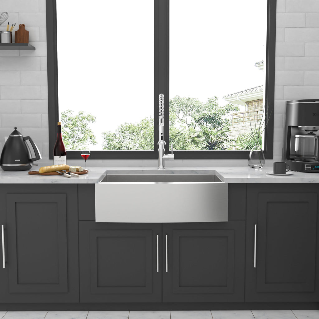 36 Farmhouse Sink - Stainless Steel Apron Front Kitchen Sink