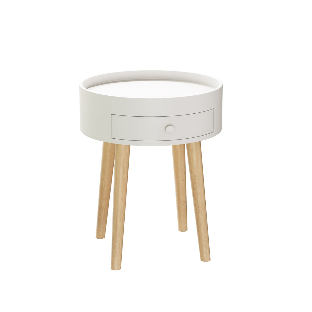 18"H Nightstand with Storage Drawer