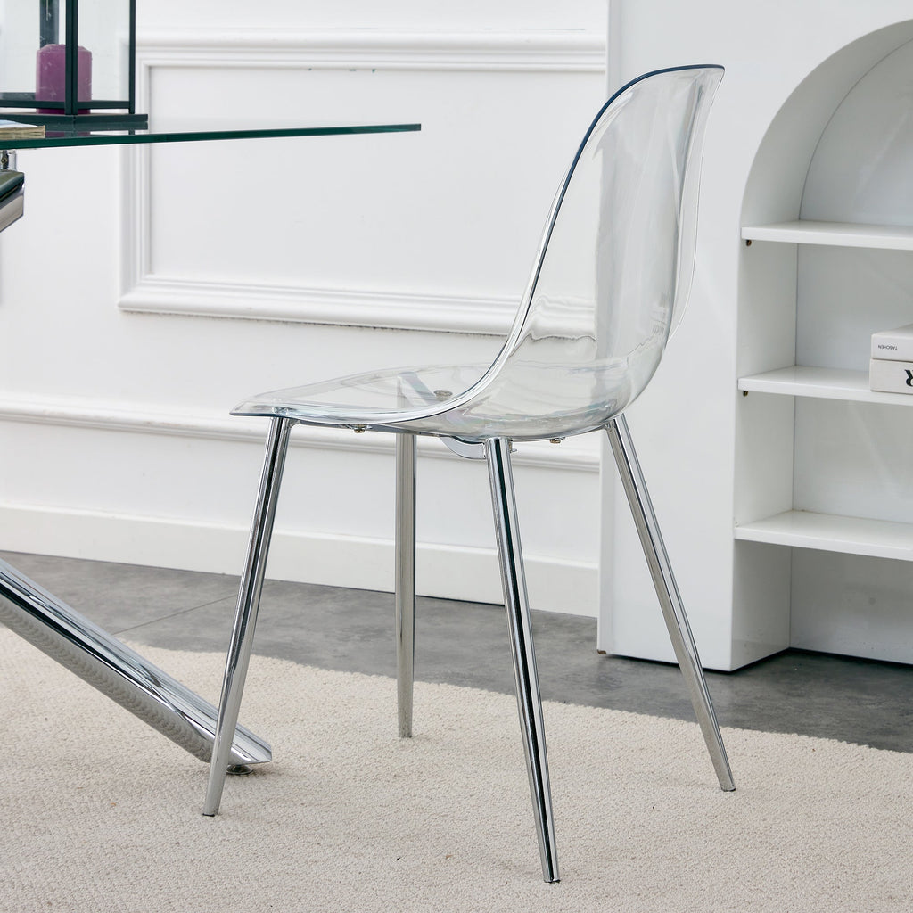 Modern Minimalist Transparent Dining Chair