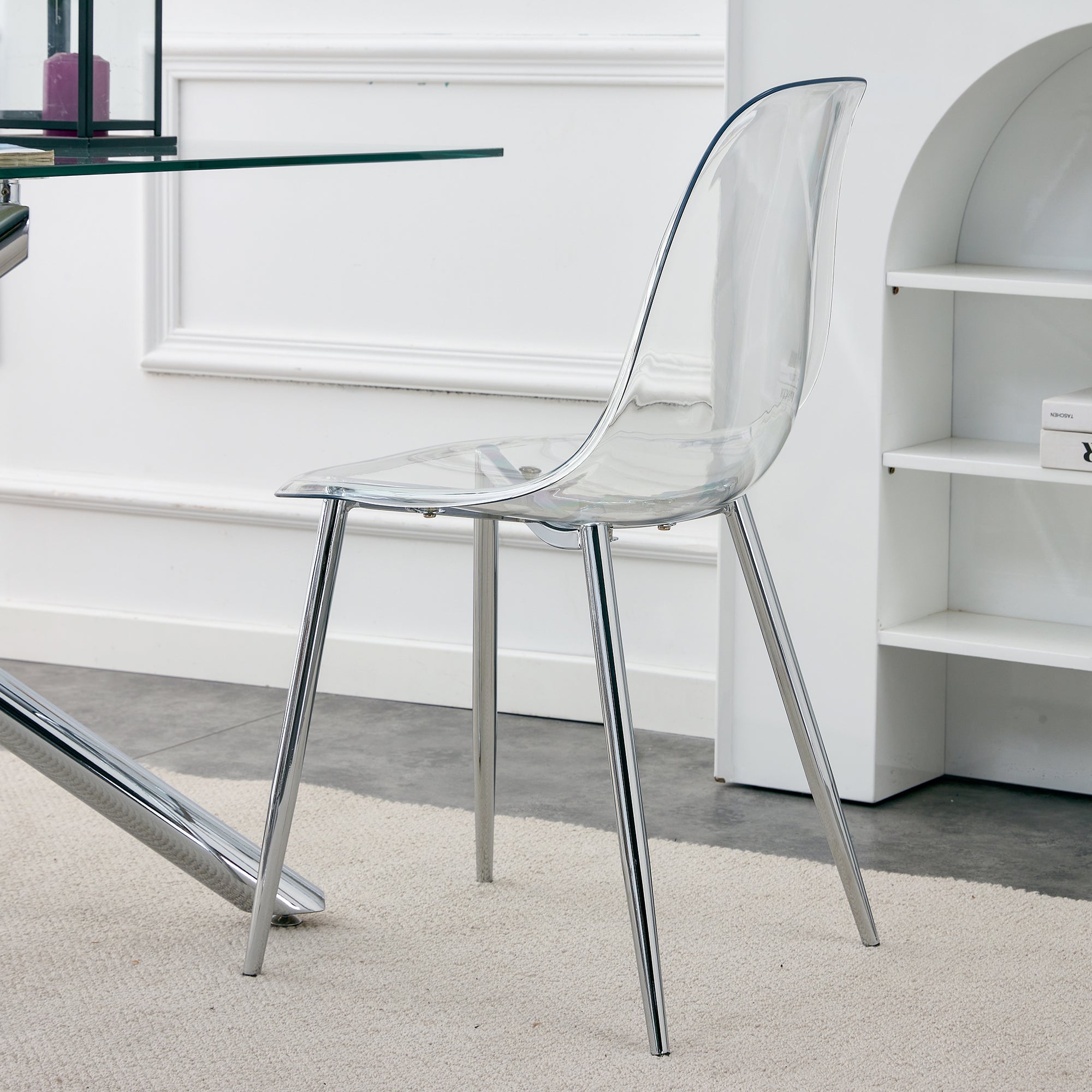 Modern Minimalist Transparent Dining Chair