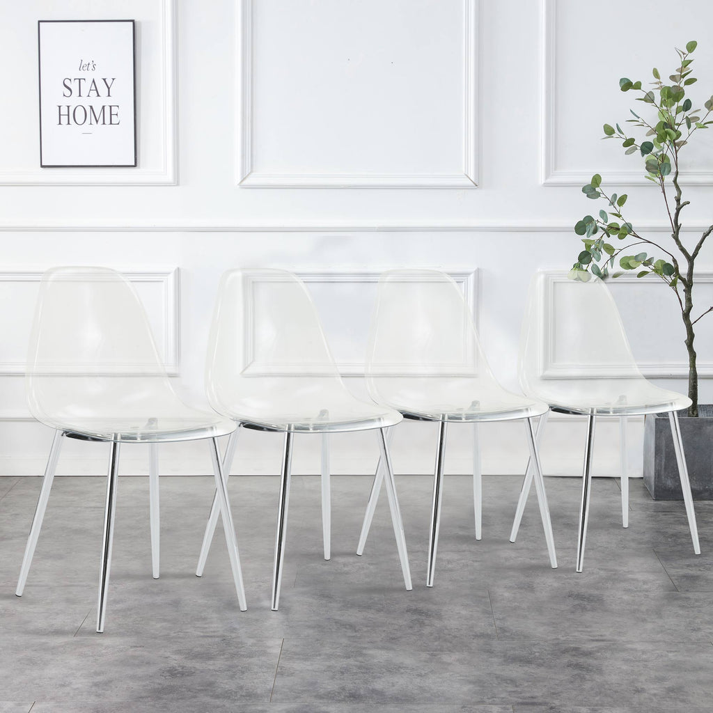 Modern Minimalist Transparent Dining Chair