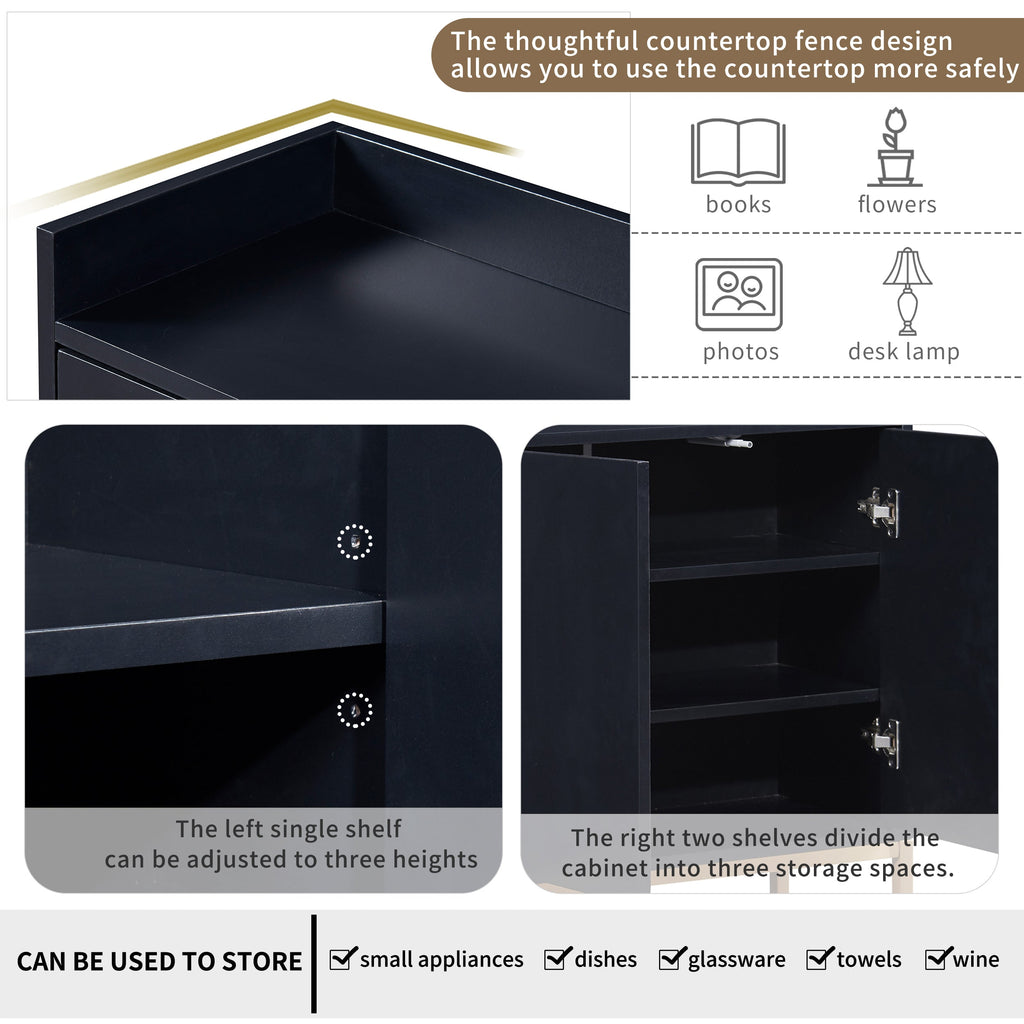 TREXM Modern Sideboard Elegant Buffet Cabinet