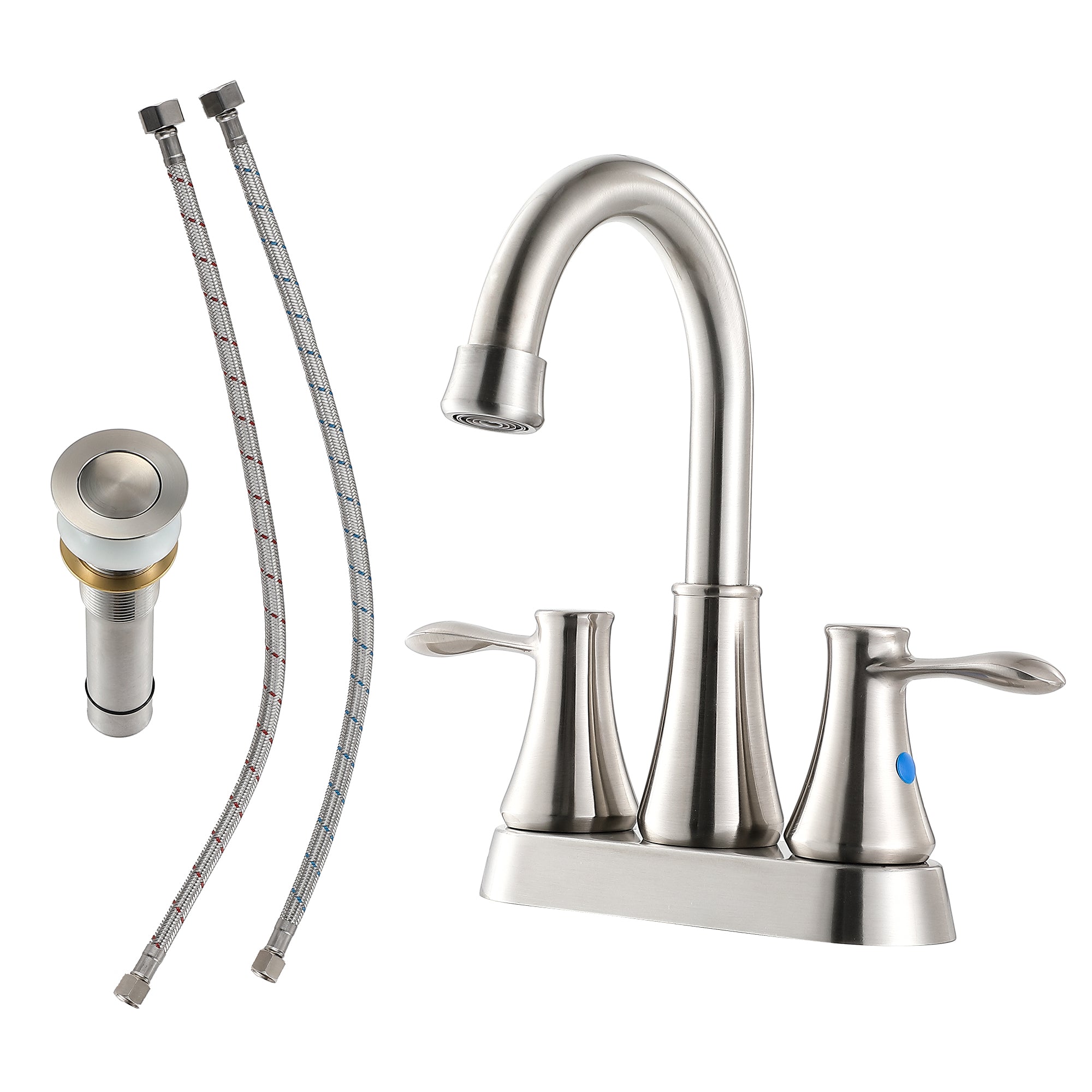 4 Inch 2 Handle Centerset Bathroom Faucet