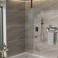 Shower System with Waterfall Tub Spout