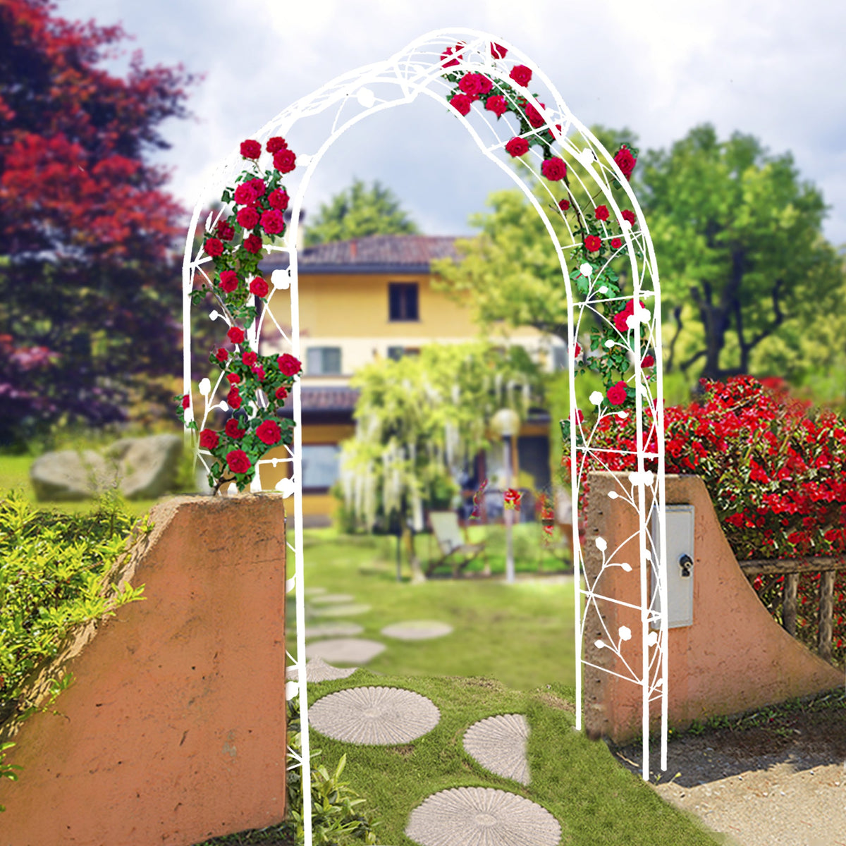 Metal Garden Arch for Climbing Plants & Events