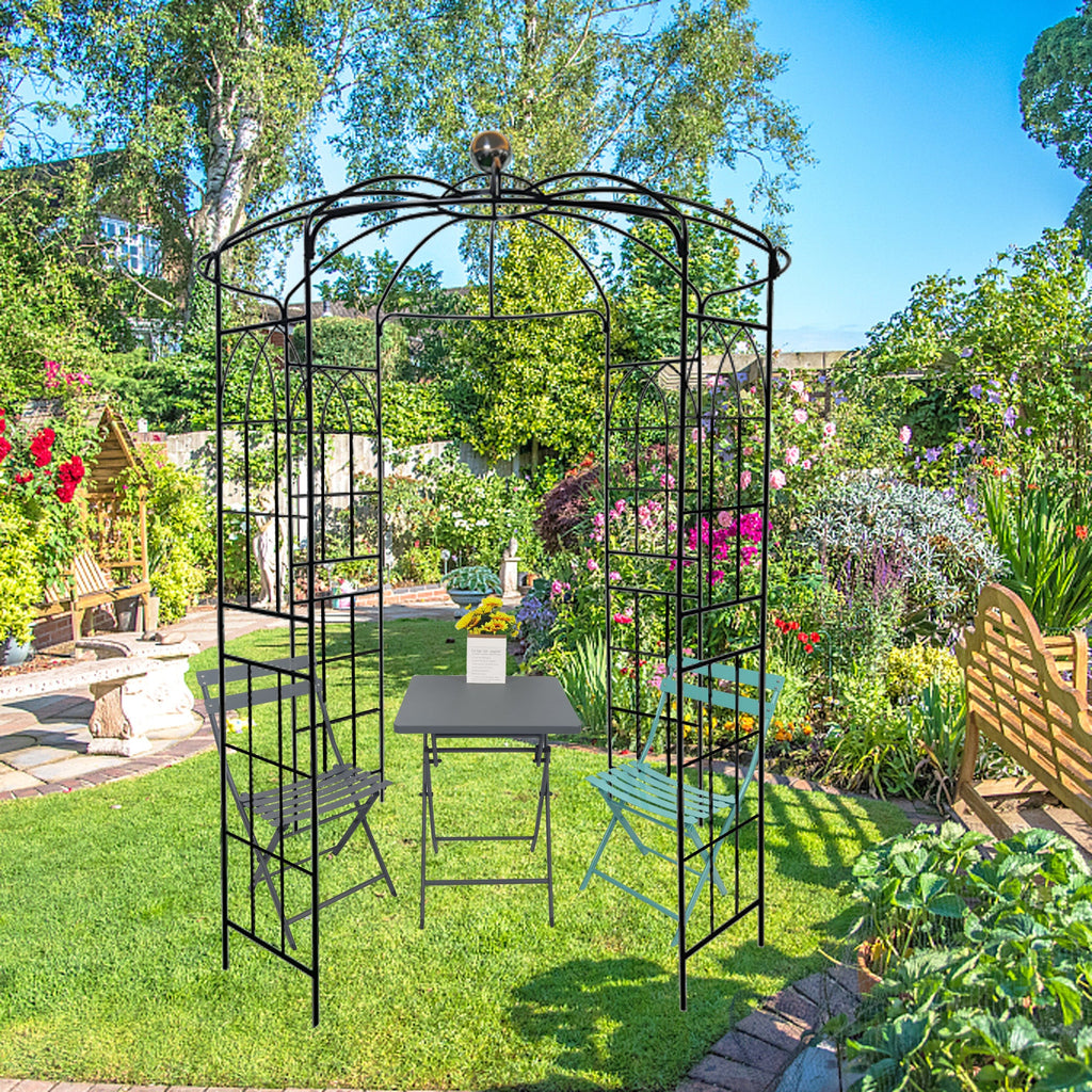 Metal Garden Arch Iron Garden Arbors Gazebo