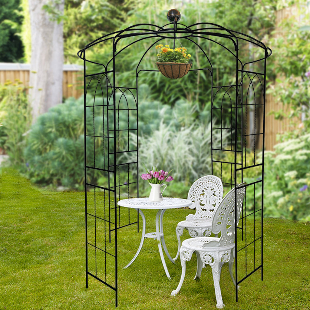 Metal Garden Arch Iron Garden Arbors Gazebo