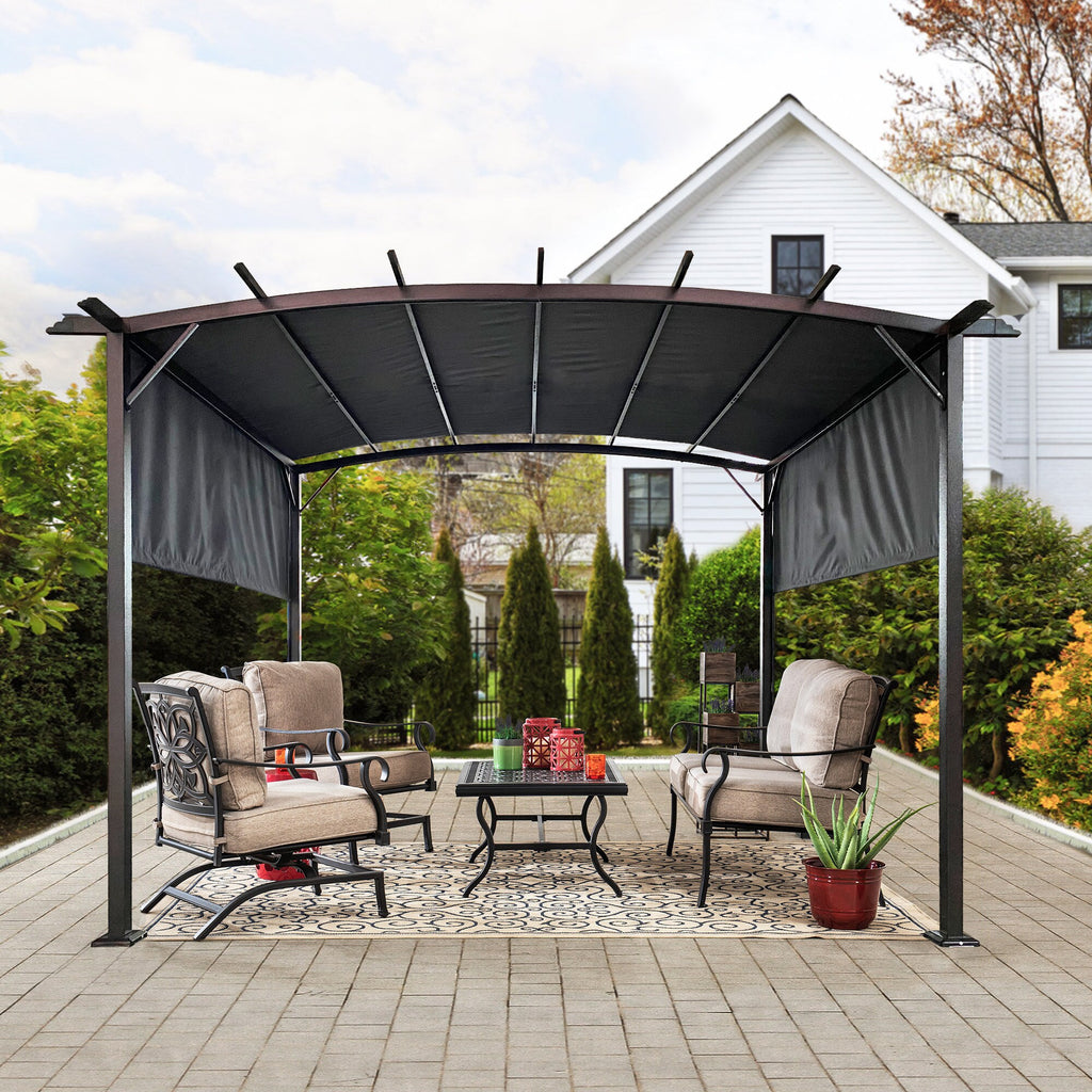 12 x 9 Ft Outdoor Pergola Patio Gazebo