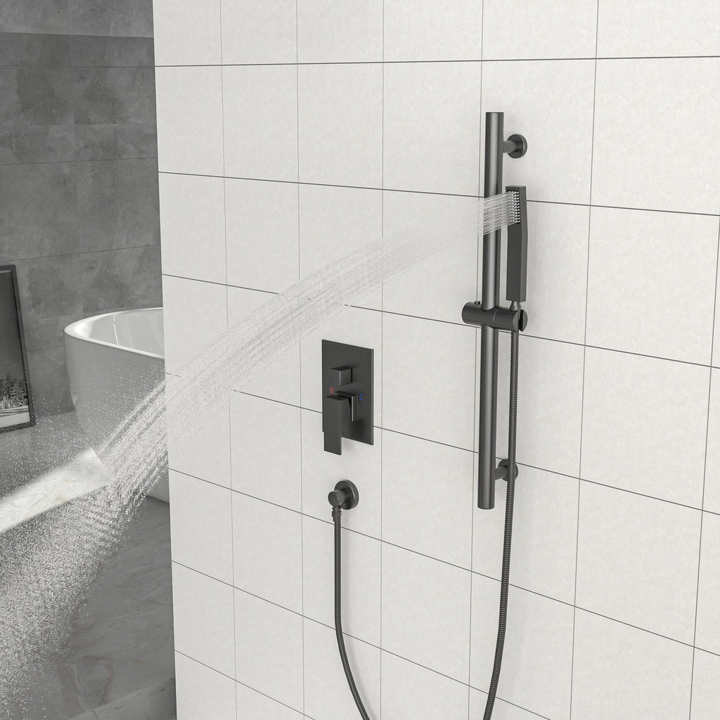 Shower System with Adjustable Slide Bar