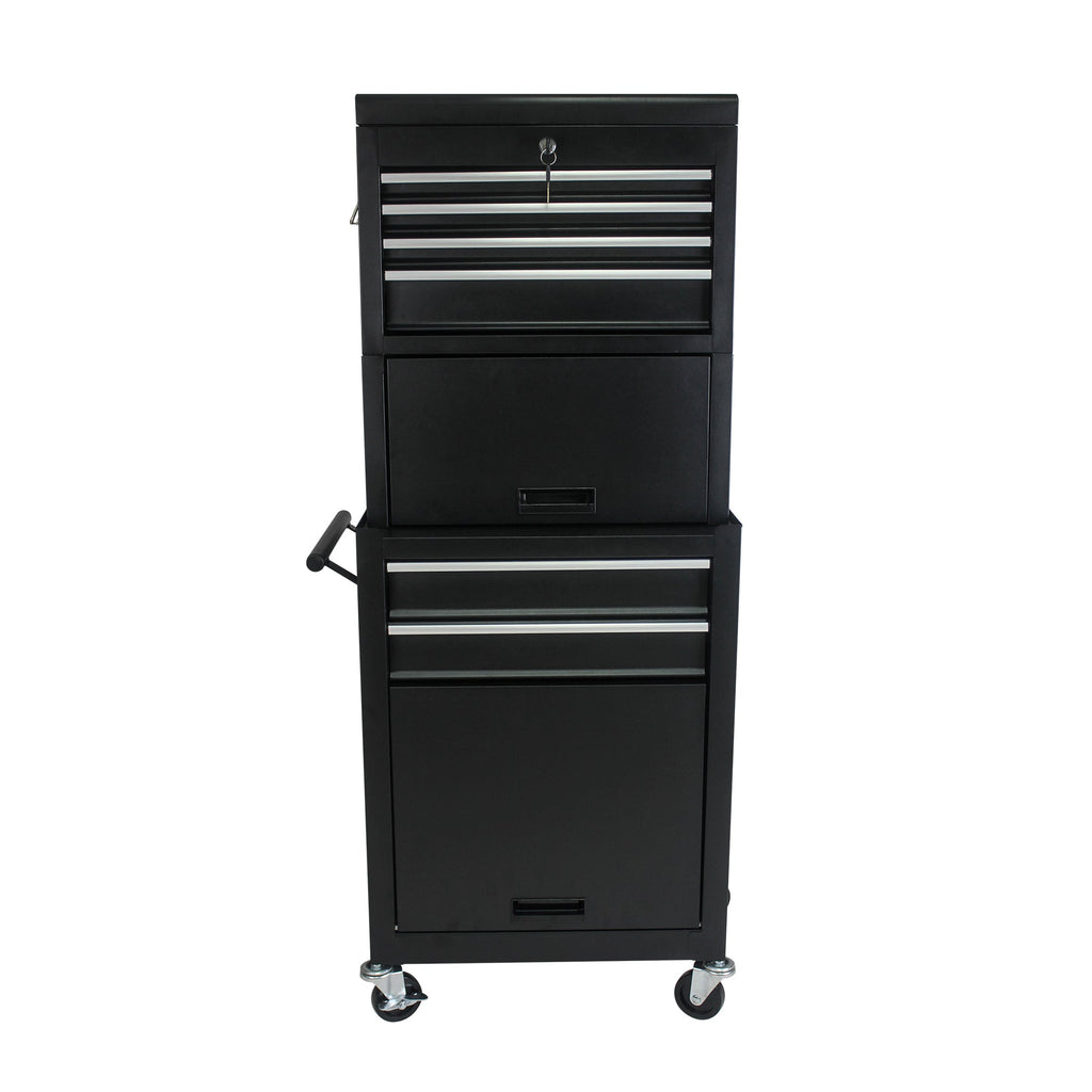 Tool Cabinet on Wheels - 6-Drawer Lockable Rolling Tool Chest