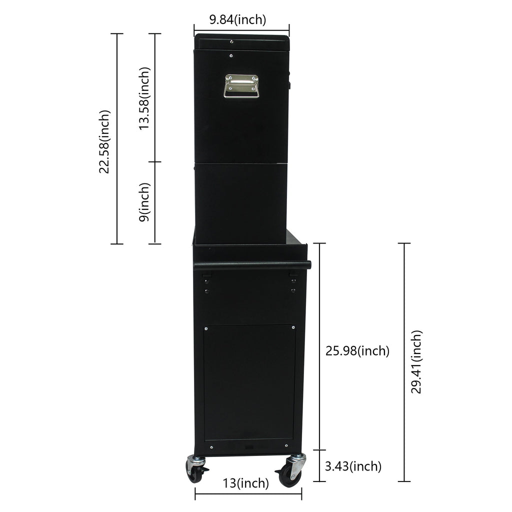 Tool Cabinet on Wheels - 6-Drawer Lockable Rolling Tool Chest