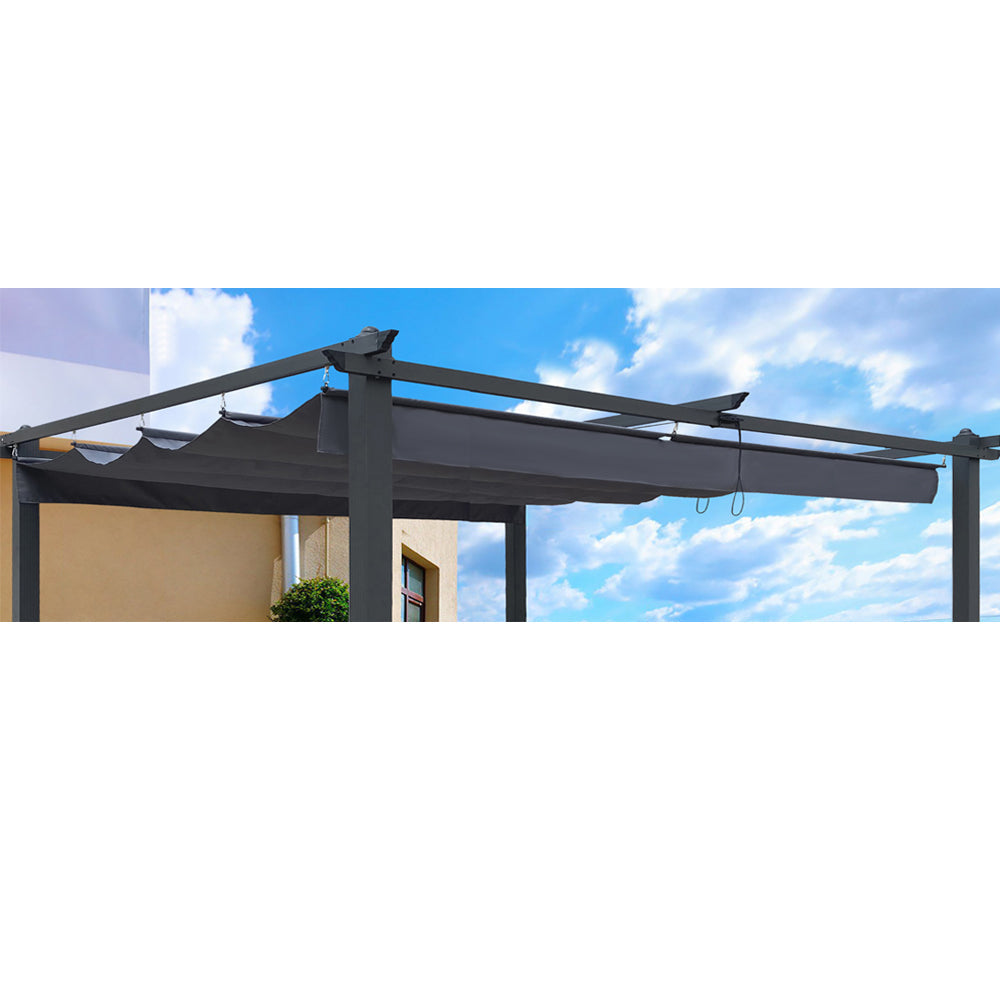 Replacement Canopy Top Cover Fabric for Outdoor Pergola