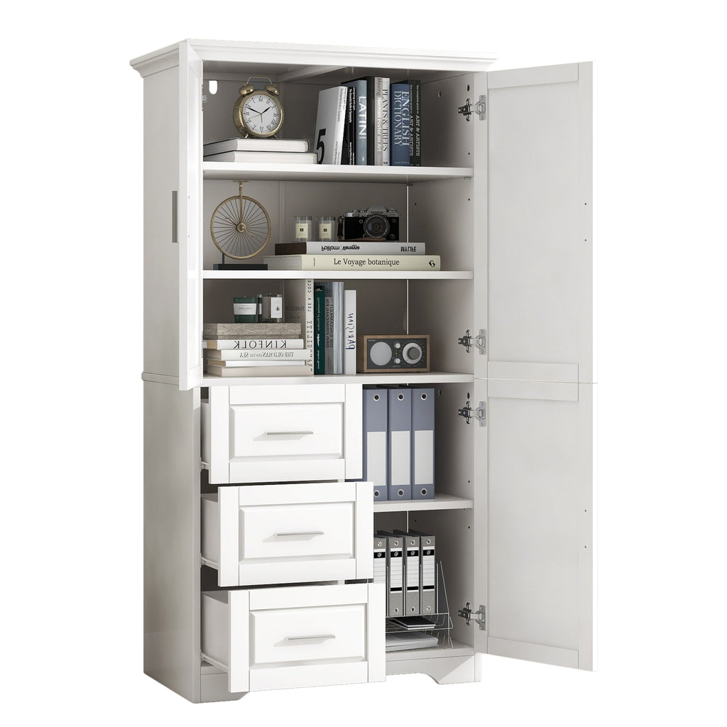 Tall and Wide Storage Cabinet with Doors