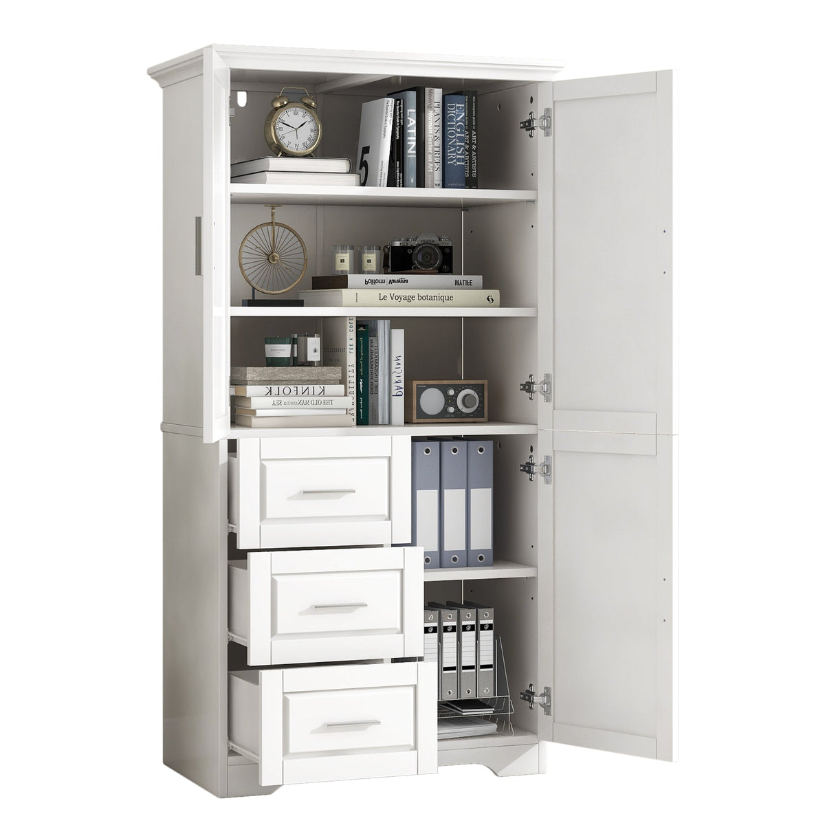 Tall and Wide Storage Cabinet with Doors