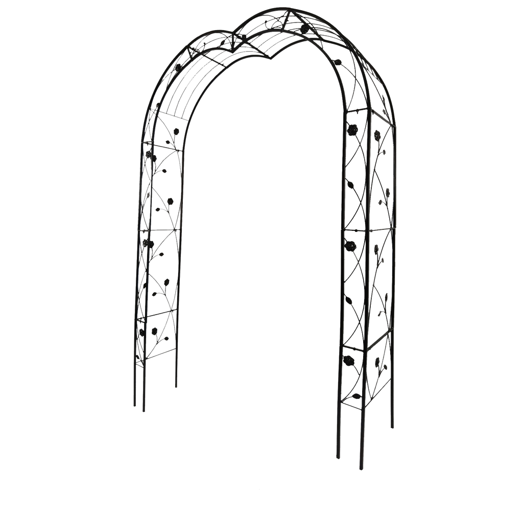 Metal Garden Arch with 8 Styles for Climbing Plants