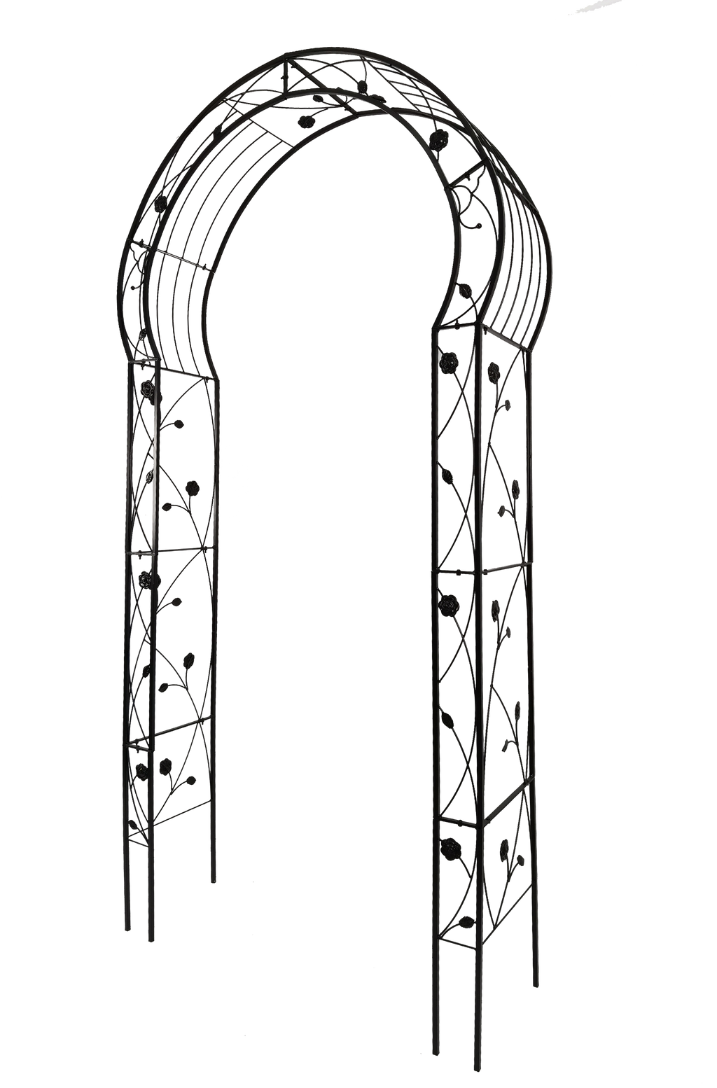 Metal Garden Arch with 8 Styles for Climbing Plants