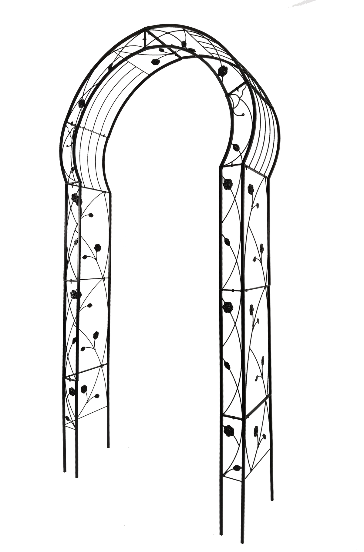 Metal Garden Arch with 8 Styles for Climbing Plants