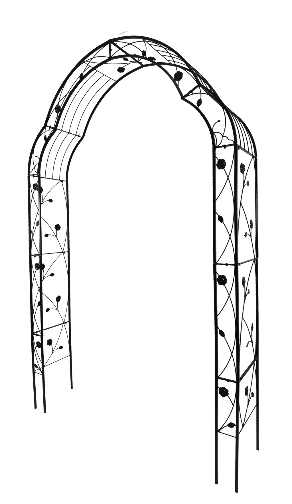 Metal Garden Arch with 8 Styles for Climbing Plants