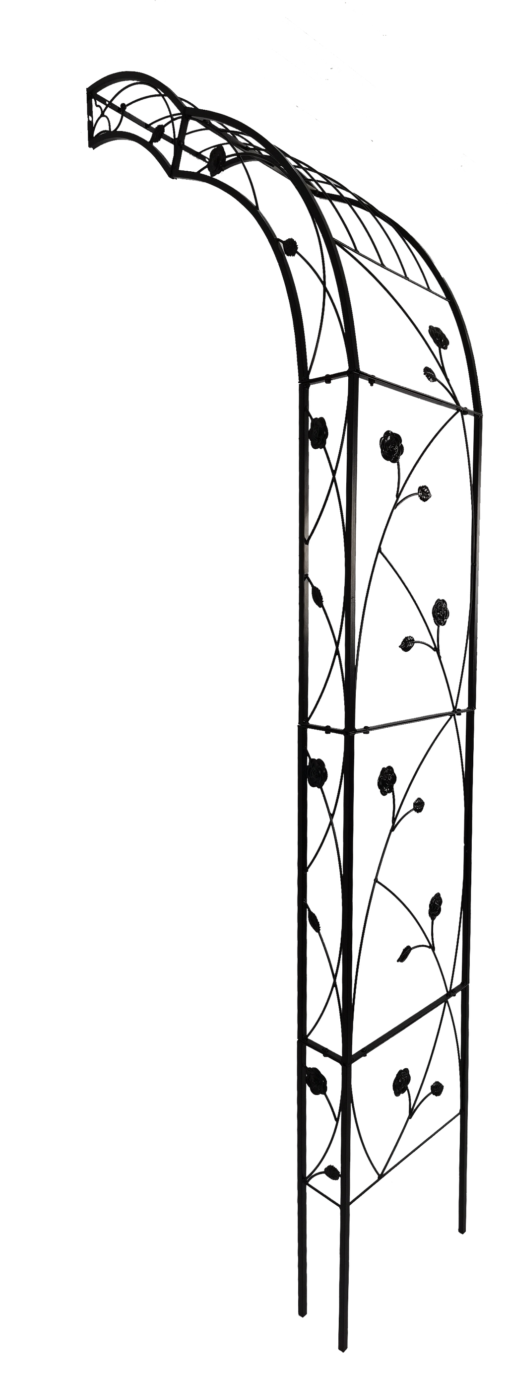Metal Garden Arch with 8 Styles for Climbing Plants