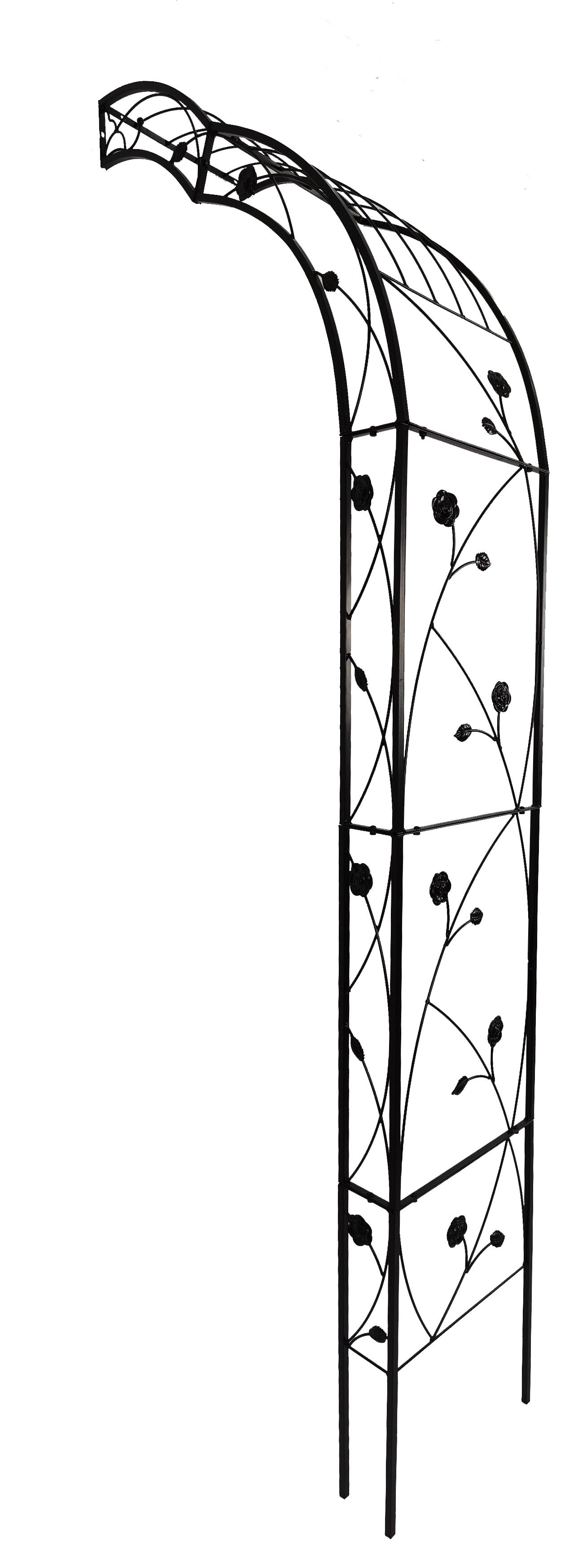 Metal Garden Arch with 8 Styles for Climbing Plants