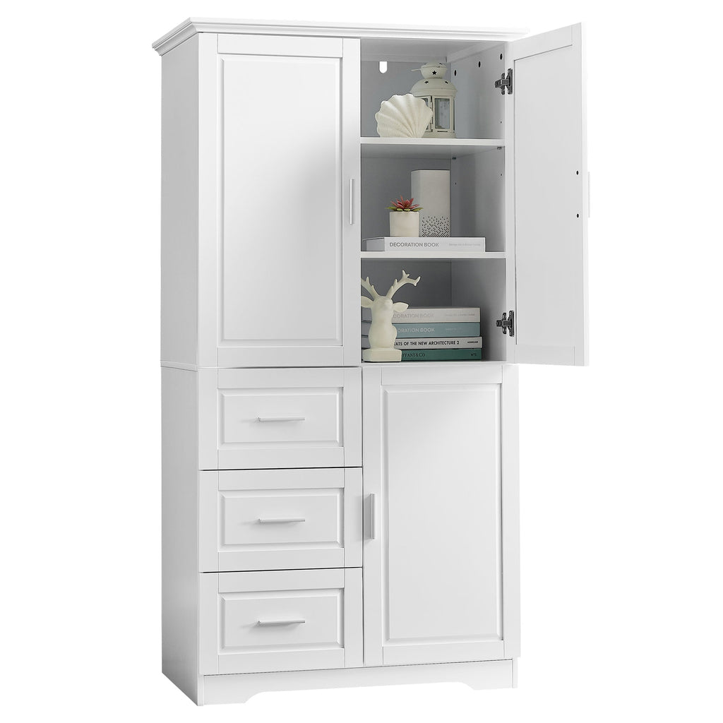 Tall and Wide Storage Cabinet with Doors