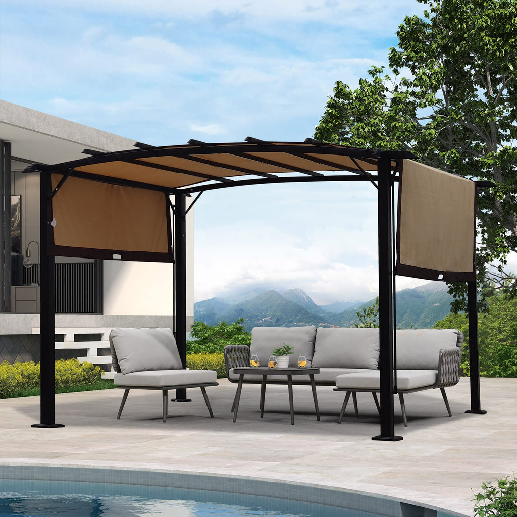 12 x 9 Ft Outdoor Pergola Patio Gazebo