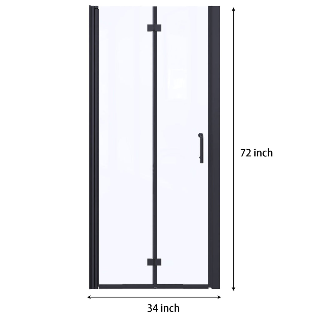 Bi-Fold Semi-Frameless Shower Doors