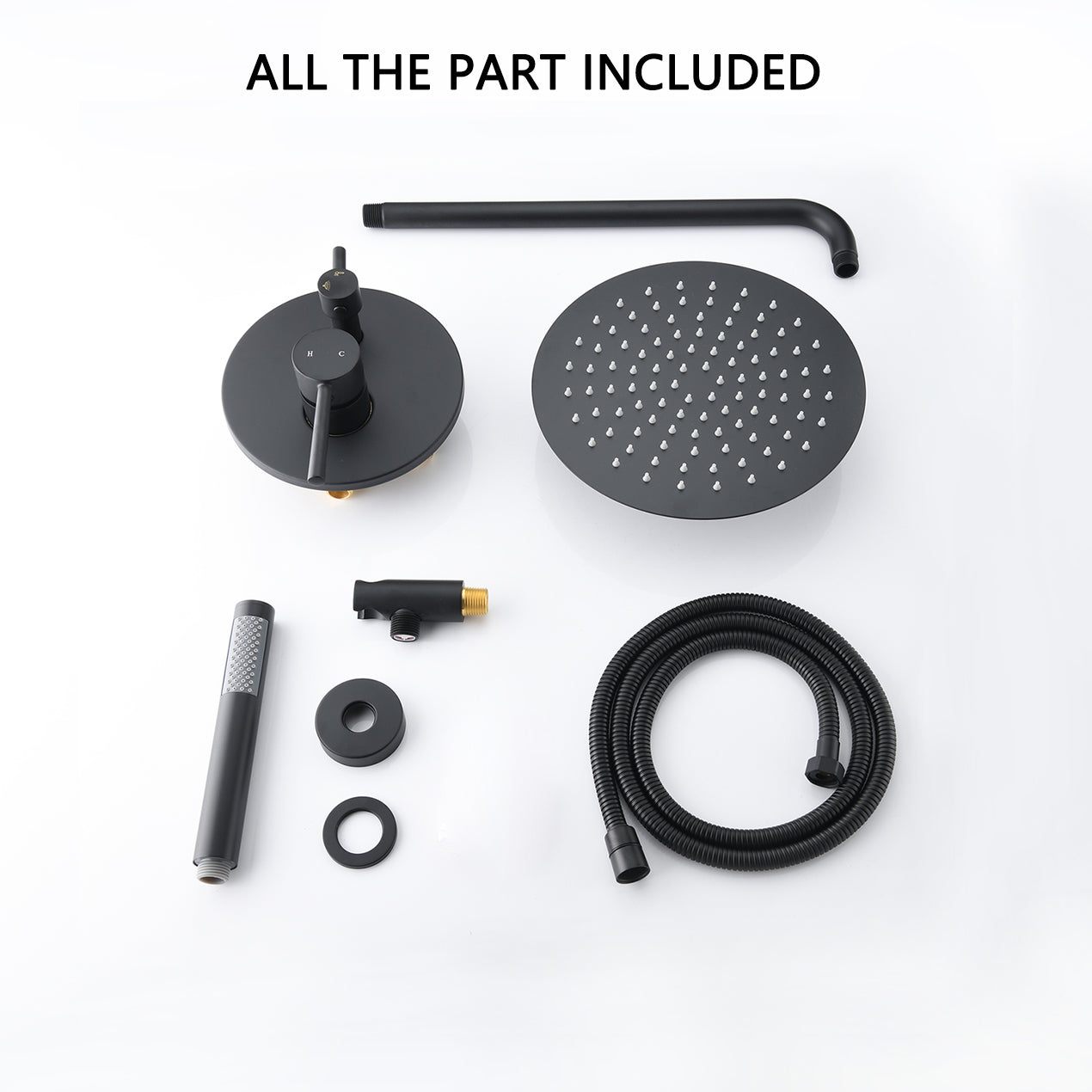 10" Matte Freestanding Tub Faucet