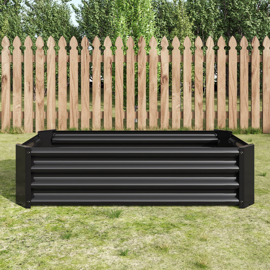2-Piece Metal Raised Garden Bed