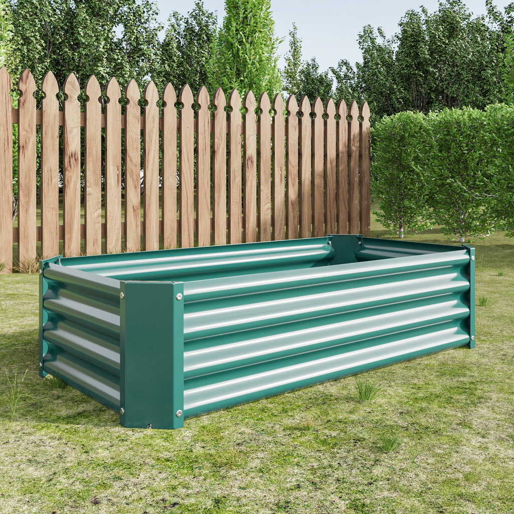 Metal Raised Garden Bed - Rectangle Planter