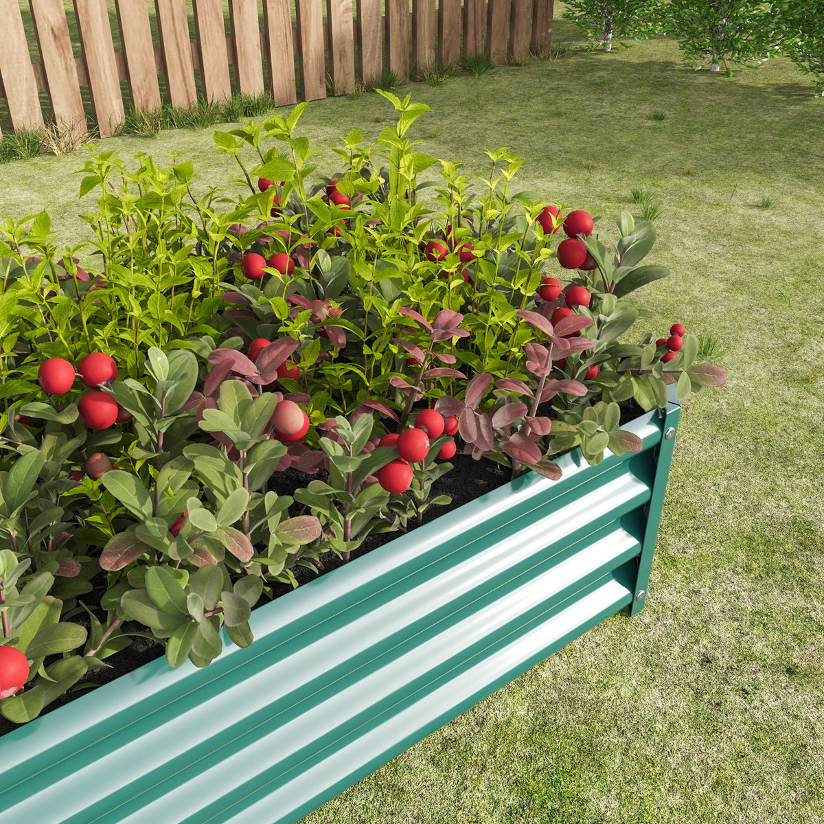 Metal Raised Garden Bed - Rectangle Planter
