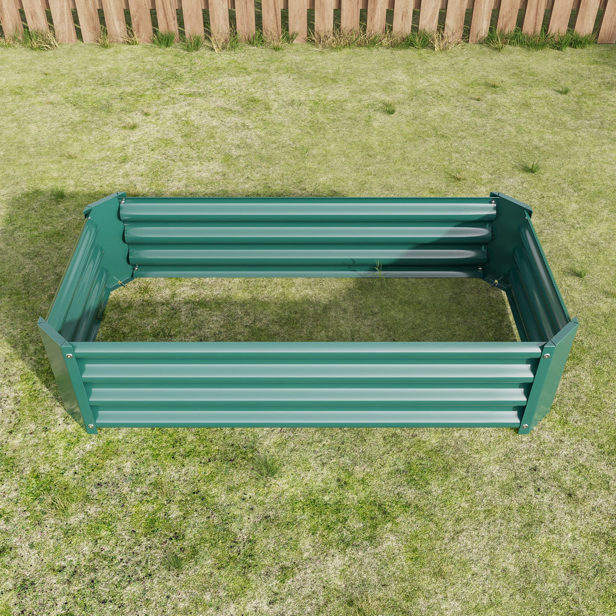 Metal Raised Garden Bed - Rectangle Planter