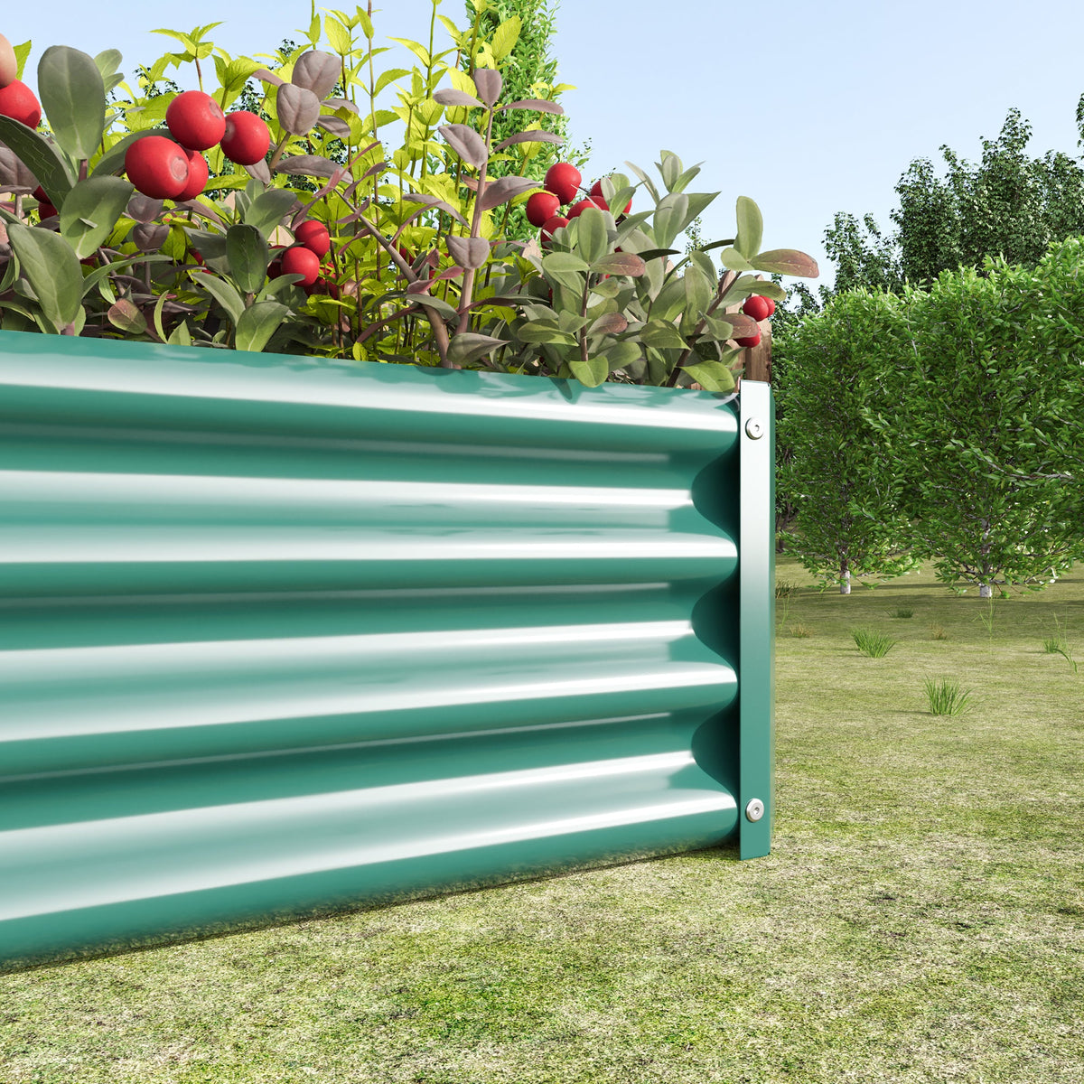 Metal Raised Garden Bed - Rectangle Planter