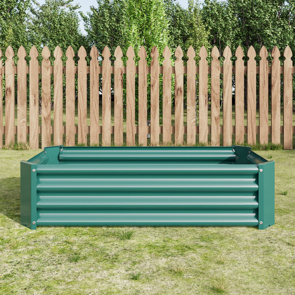 Metal Raised Garden Bed - Rectangle Planter