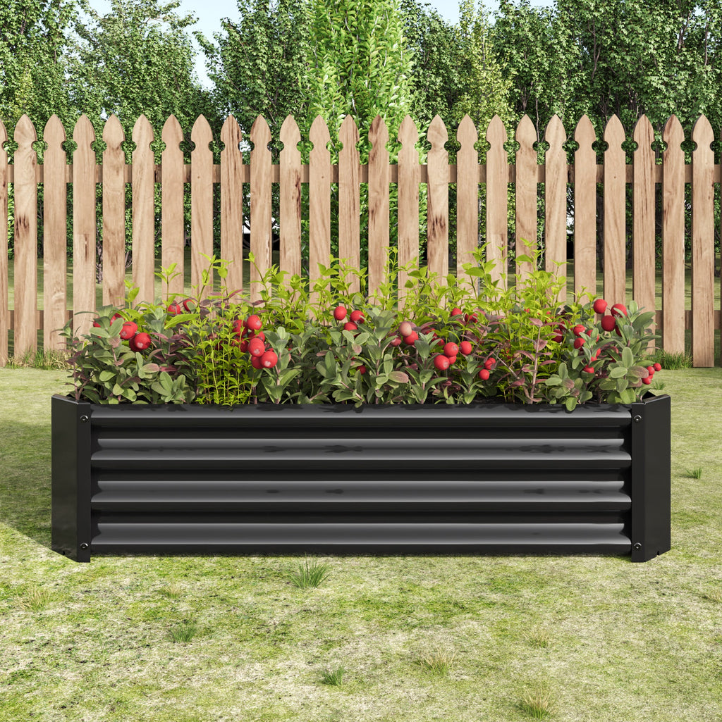2-Piece Metal Raised Garden Bed