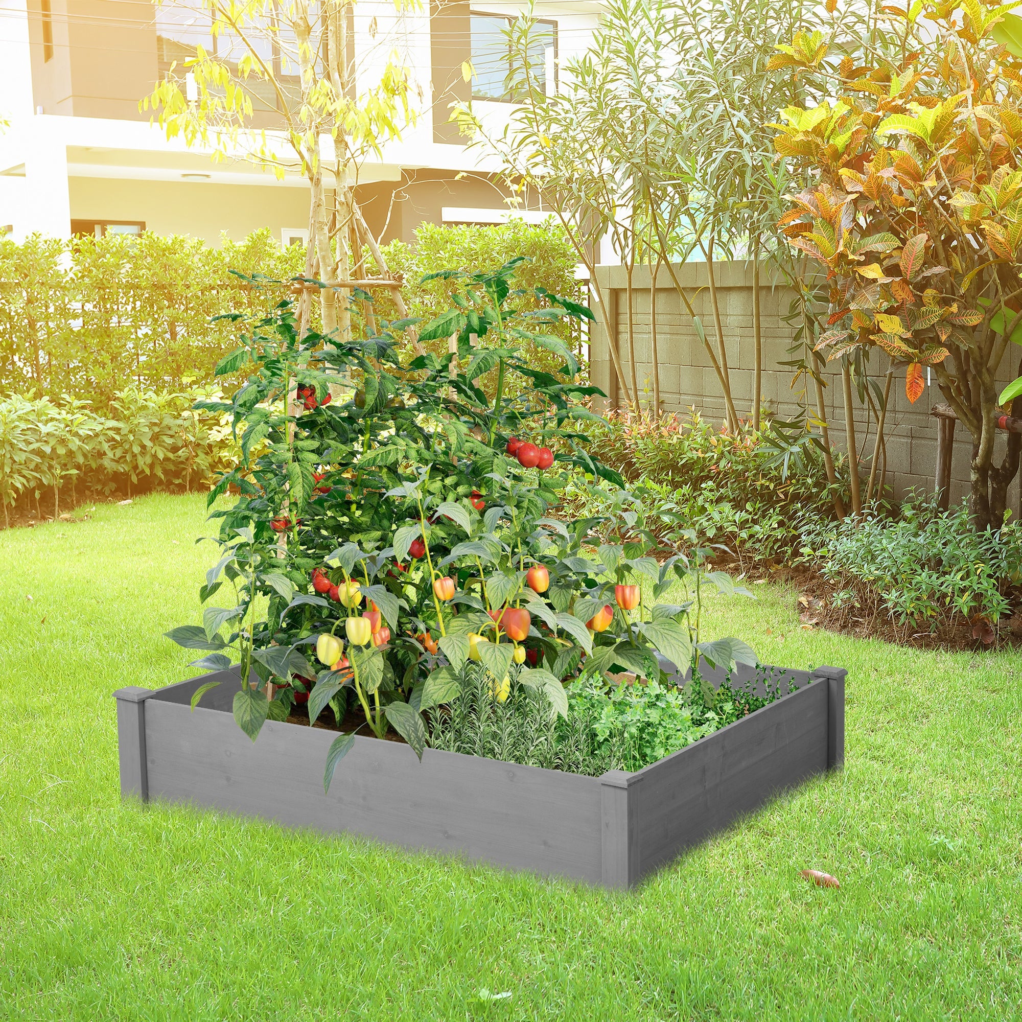 Raised Garden Bed 48x48x10''