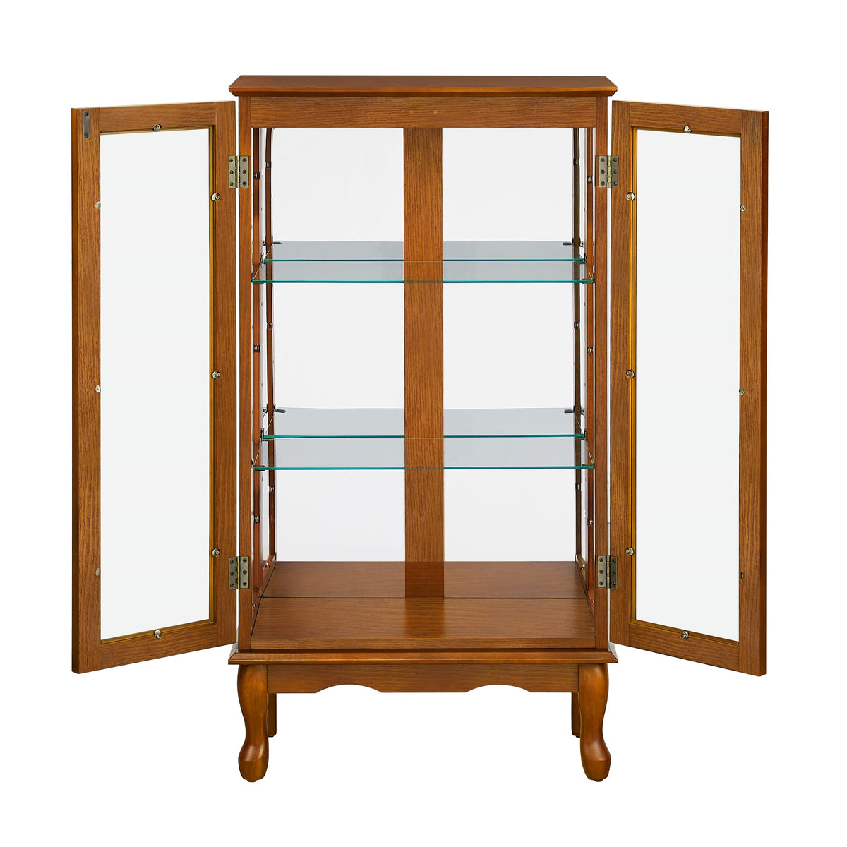 Lighted Curio Cabinet with Adjustable Shelves