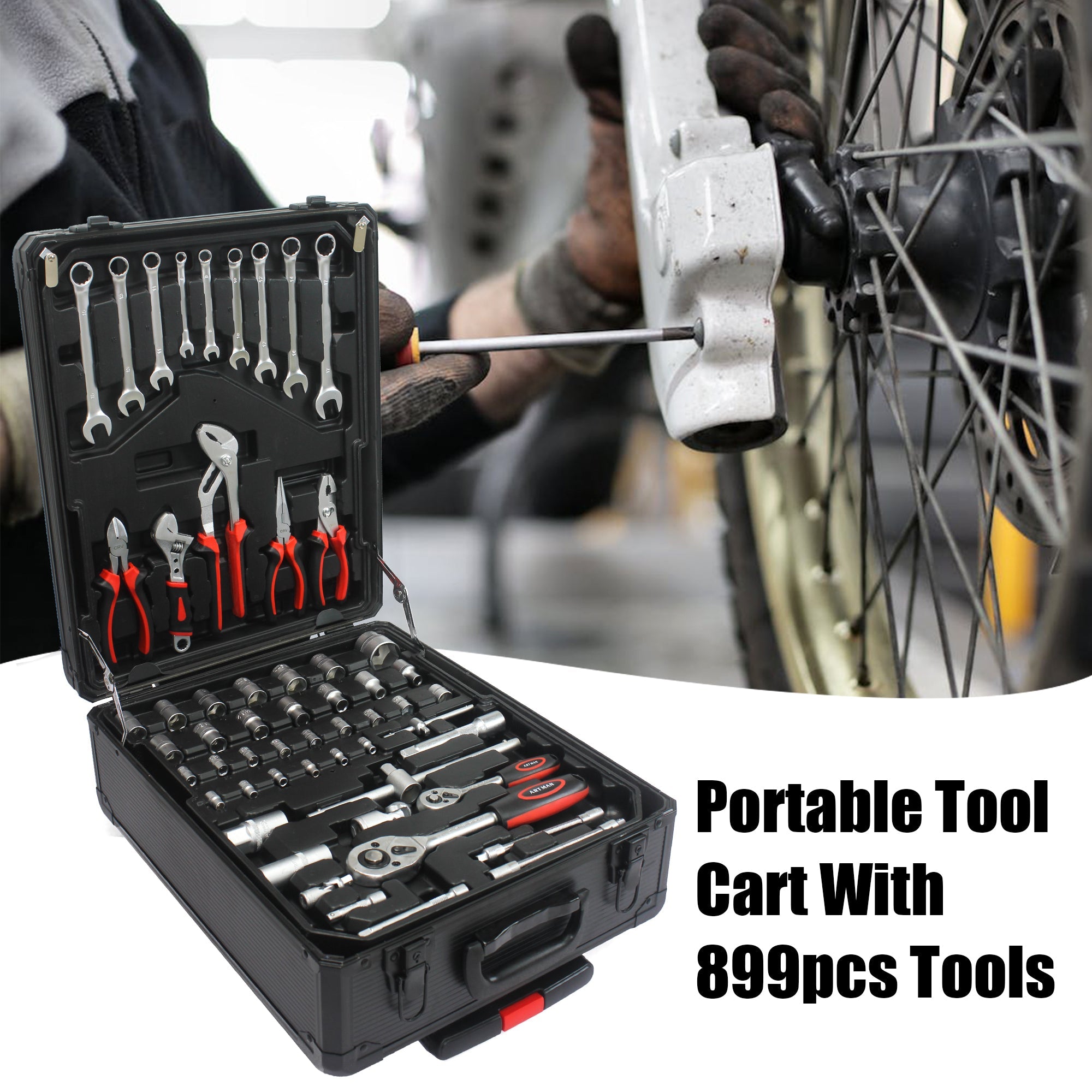 899pcs Home Repair Tool Set Kit