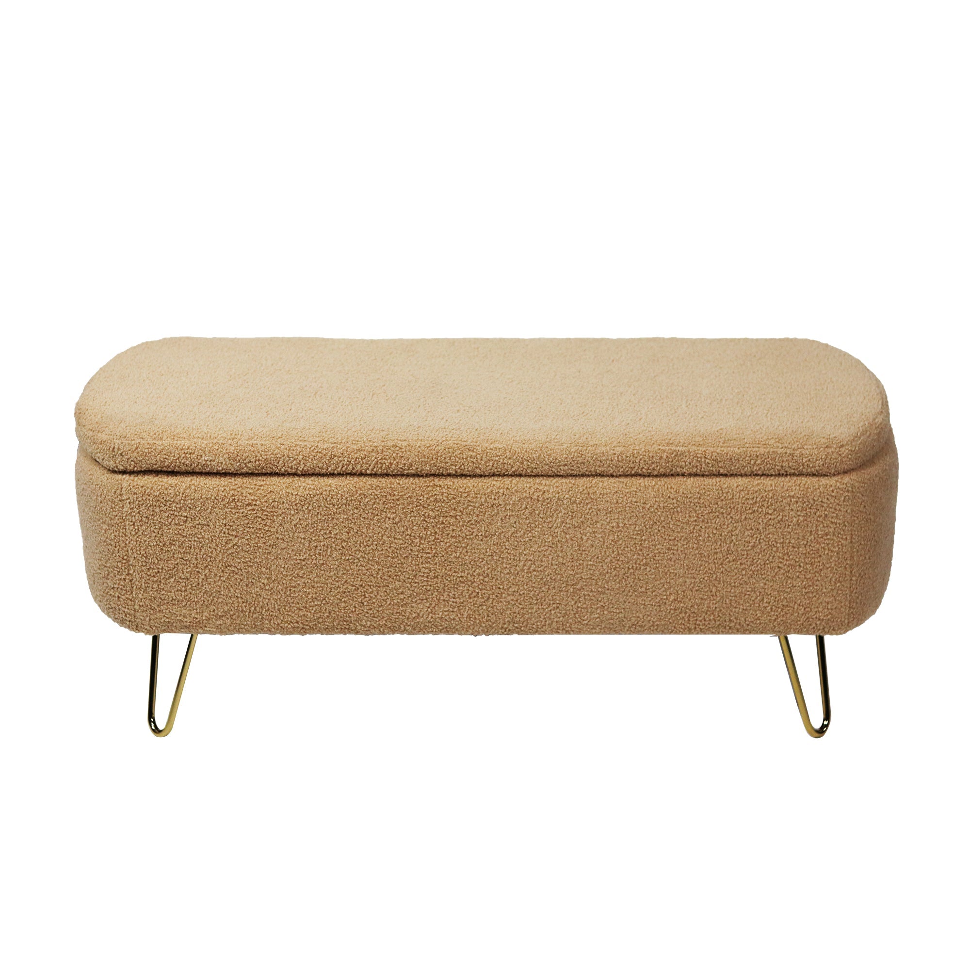 Camel Storage Ottoman Bench for End of Bed