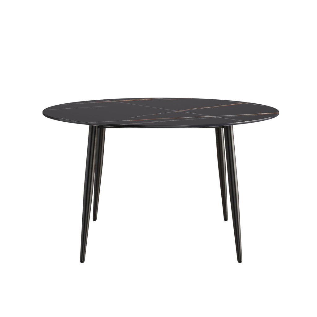 53.15" Modern Artificial Stone Dining Table