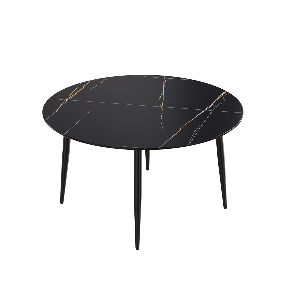 53.15" Modern Artificial Stone Dining Table