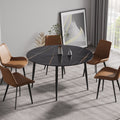 53.15" Modern Artificial Stone Dining Table